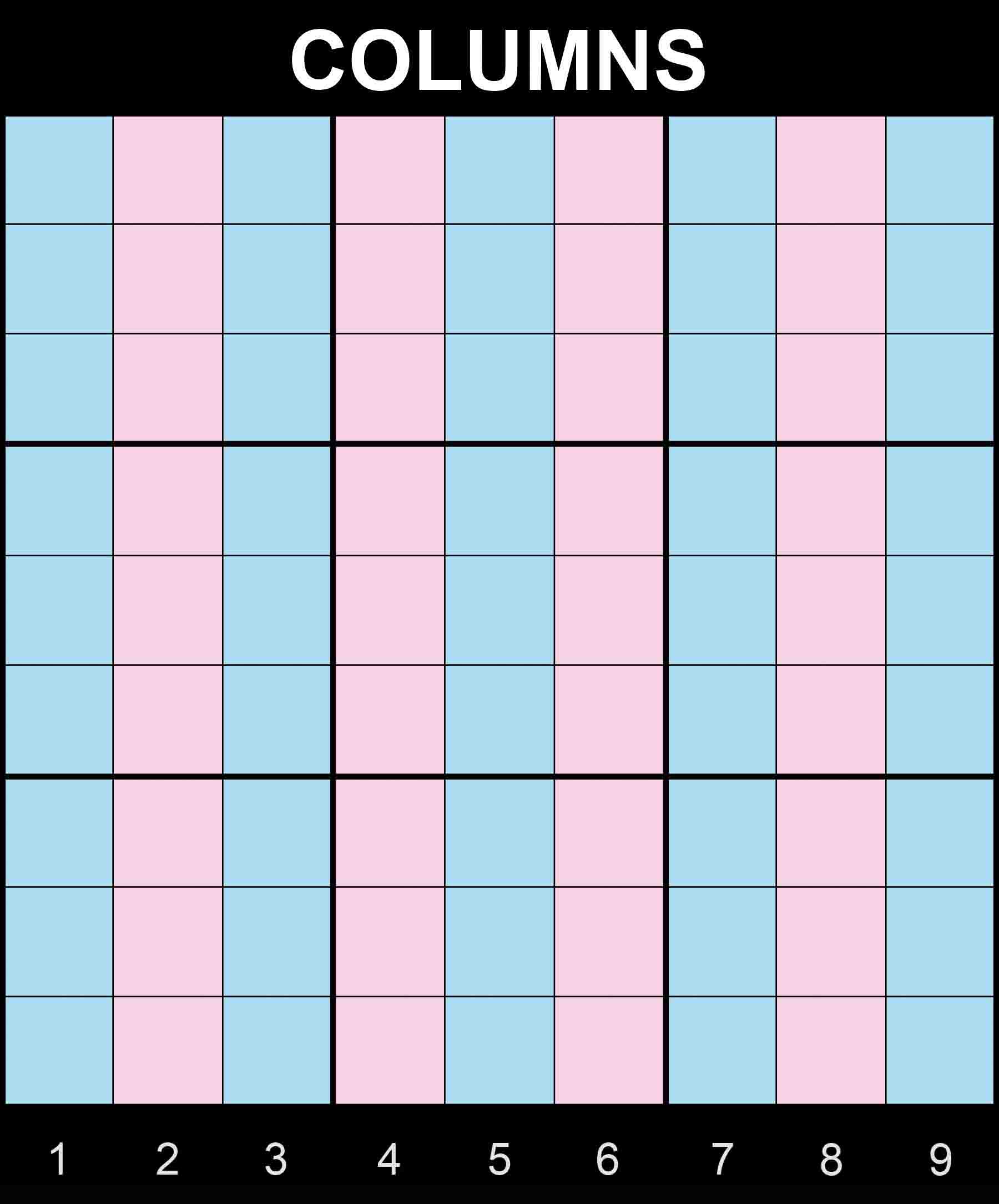 sudoku rows and columns
